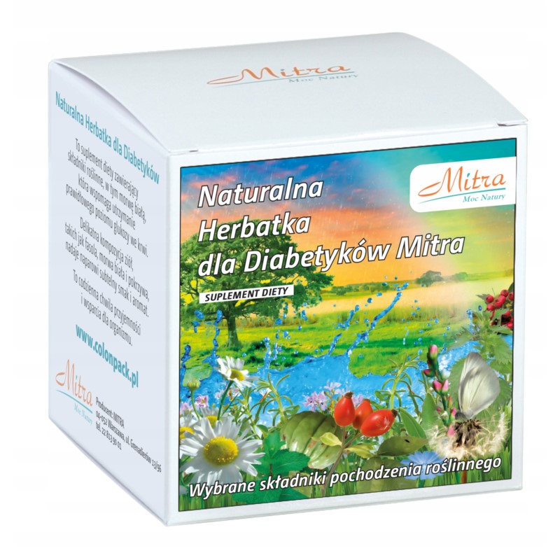 Mitra Naturalna Herbata dla Diabetyków 30x2g Mitra Naturalna Herbata dla Diabetyków 30x2g