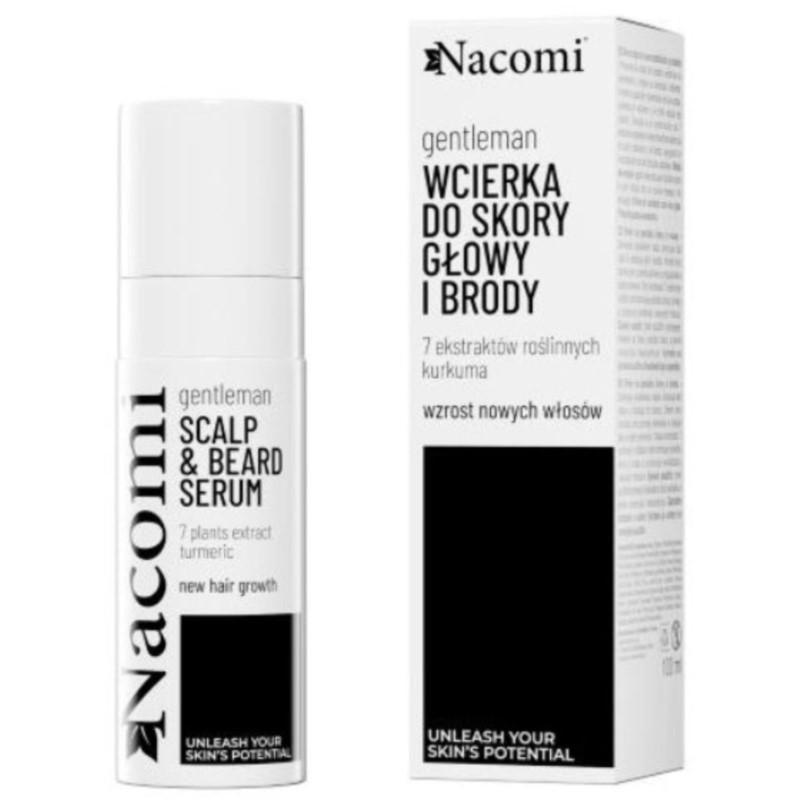 Nacomi Gentelman Wcierka do skóry głowy i brody