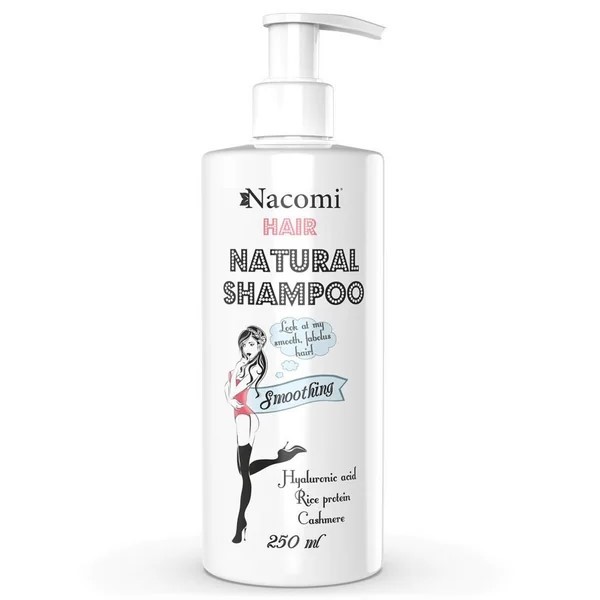 Nacomi Szampon Naturalny wygładzająco-nawilżający Nacomi Szampon Naturalny wygładzająco-nawilżający
