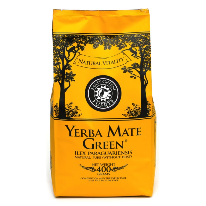 Oranżada Herbata Yerba Mate Green Fuerte 400G Oranżada Herbata Yerba Mate Green Fuerte 400G