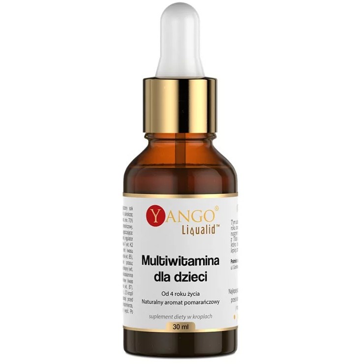 Yango Multiwitamina Dla Dzieci 30 Ml Yango Multiwitamina Dla Dzieci 30 Ml