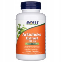 Now Foods Artichoke Extract karczoch 450 Mg 90 K
