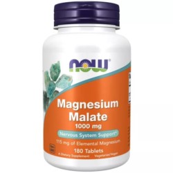 Now Foods Magnesium Malate 1000 mg 180 tab Now Foods Magnesium Malate 1000 mg 180 tab