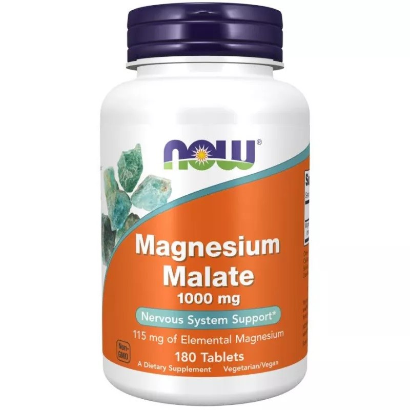 Now Foods Magnesium Malate 1000 mg 180 tab