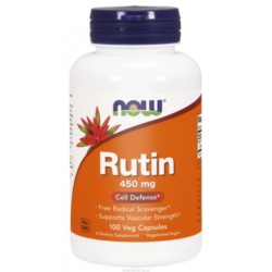 Now Foods Rutin Rutyna 450 mg 100 kap