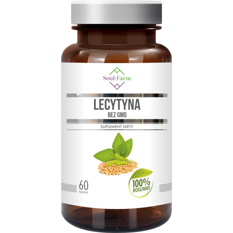 Soul Farm Premium Lecytyna bez GMO 550 mg 60 k