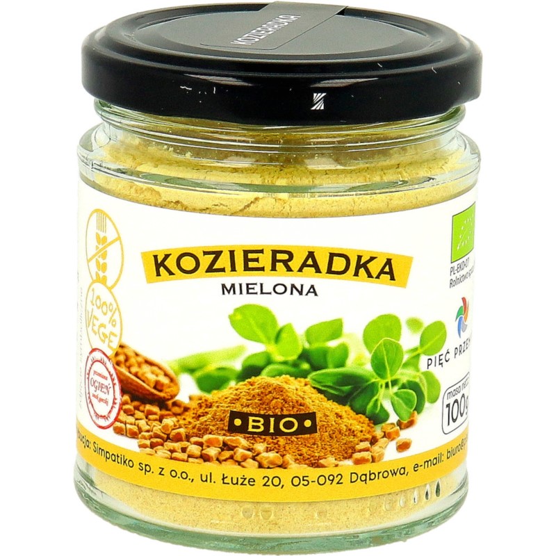 Pięć Przemian Kozieradka mielona BIO 100 g Pięć Przemian Kozieradka mielona BIO 100 g