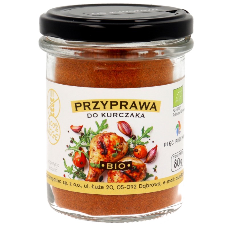 Pięć Przemian Przyprawa do kurczaka BIO 80 g