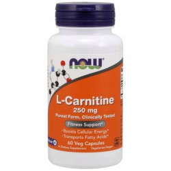 Now Foods L- carnitine 250 mg 60 kap