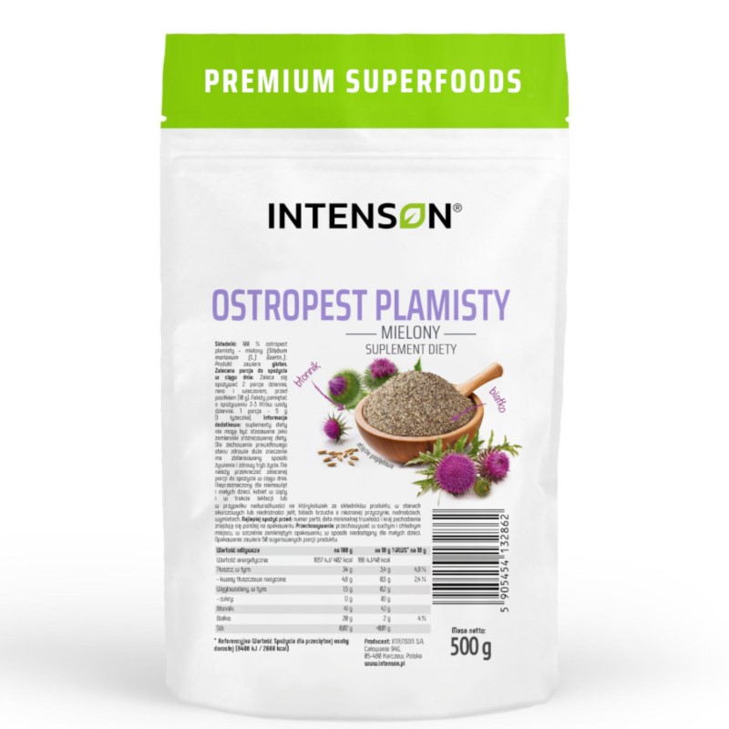 Intenson Ostropest Plamisty mielony 500 g Intenson Ostropest Plamisty mielony 500 g