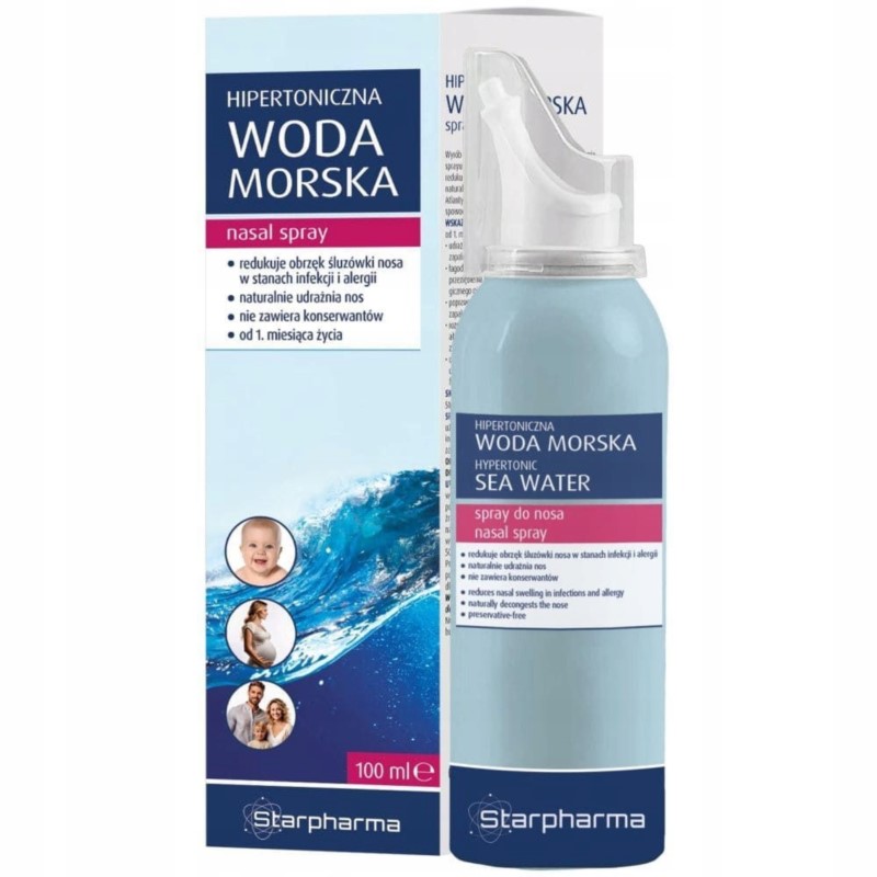 Starpharma Woda Morska Hipertoniczna 100 ml Starpharma Woda Morska Hipertoniczna 100 ml