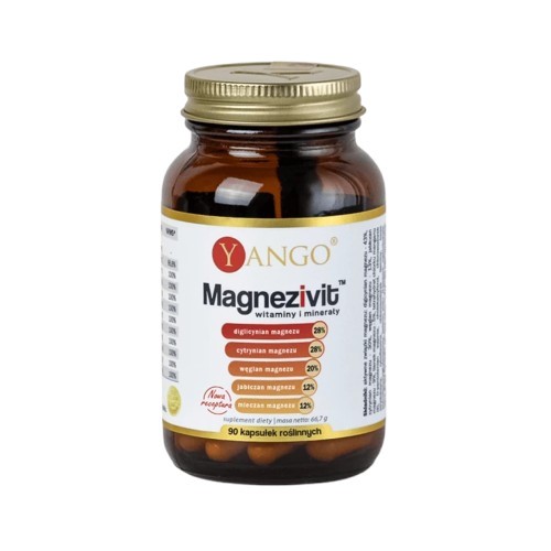 Yango Magnezivit 90  kapsułek zestaw magnezów