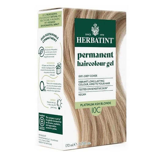 Herbatint Farba w żelu 10C Szwedzki  Blond 150 ml
