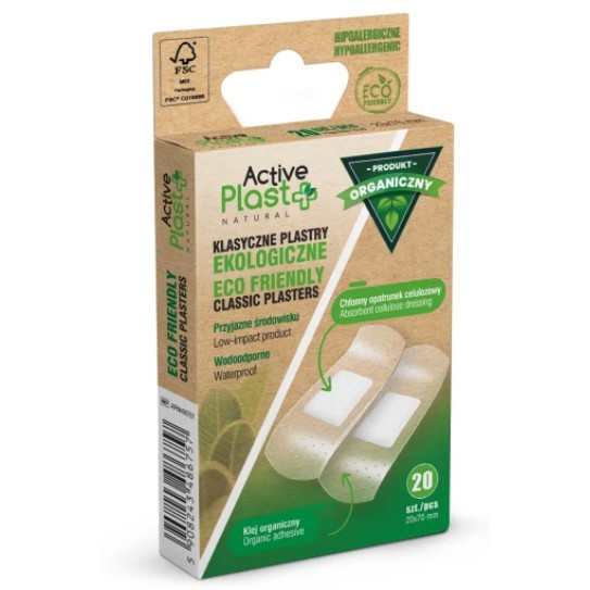 ActivePlast Plaster Natural ECO Friendly 20 szt