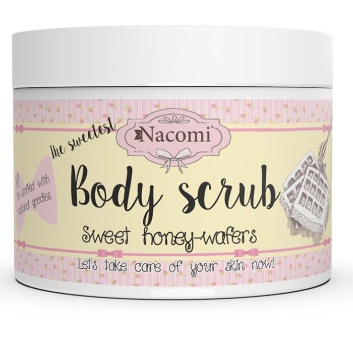 Nacomi Peeling cukrowy do ciała miodowe gofry 200g