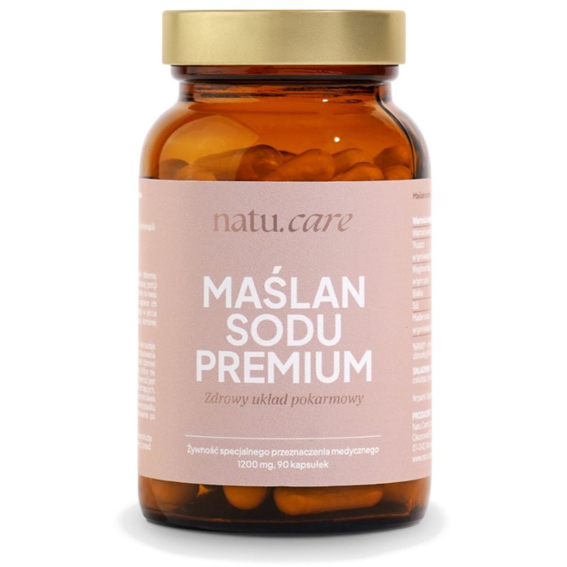 Natu Care Maślan Sodu Premium 1200 mg 90 k Natu Care Maślan Sodu Premium 1200 mg 90 k