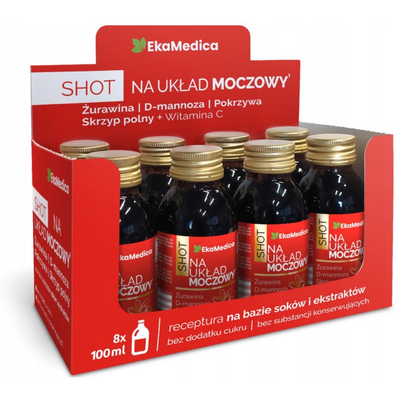 Ekamedica SHOT na układ moczowy 8x0,1 l Ekamedica SHOT na układ moczowy 8x0,1 l