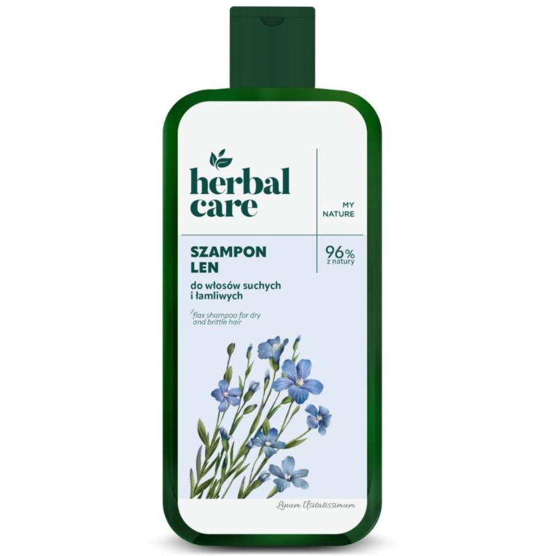 Herbal Care Szampon Len 330 ml wł suche i łamliwe