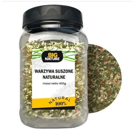 Big Nature Warzywa suszone naturalne MIX 400 g