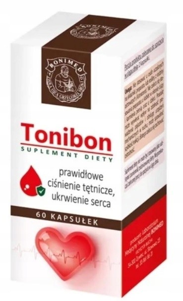 Bonimed Tonibon 60 kapsułek prawidłowe ciśnienie