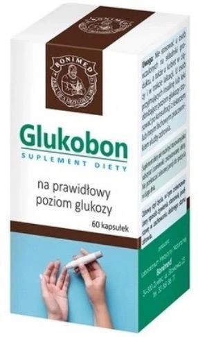 Bonimed Glukobon 60 kapsułek glukoza Bonimed Glukobon 60 kapsułek glukoza