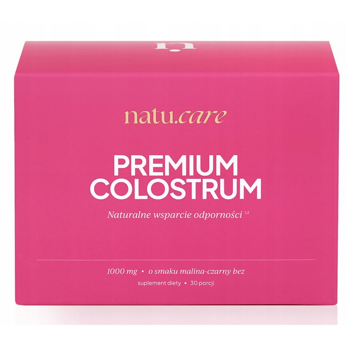 Natu Care Premium Colostrum malina czarny bez