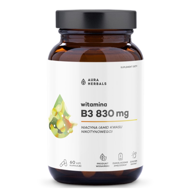 Aura Herbals Witamina B3 830 mg 60 k