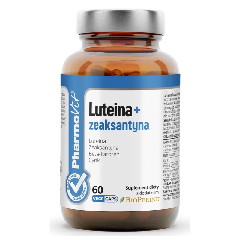 Pharmovit Luteina + zeaksantyna 60 k Pharmovit Luteina + zeaksantyna 60 k