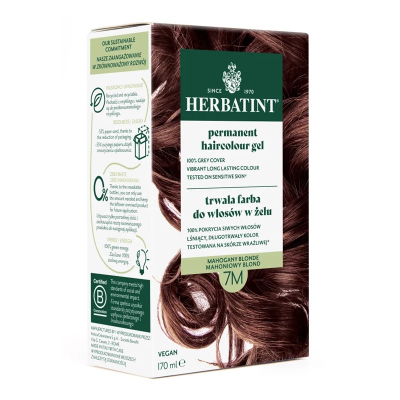 Herbatint Farba 7M Mahoniowy Blond 150 ml