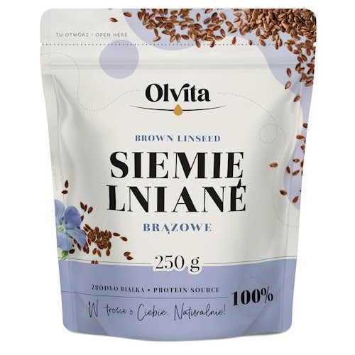 Olvita Siemię Lniane Złociste 250G