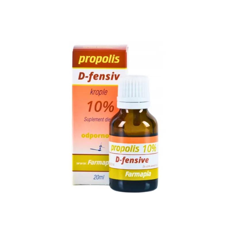 Farmapia Propolis krople 10% D-fensiv 20 ml Farmapia Propolis krople 10% D-fensiv 20 ml
