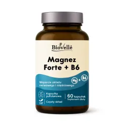 Biovelle Magnez Forte + B6 60 kapsułek Biovelle Magnez Forte + B6 60 kapsułek