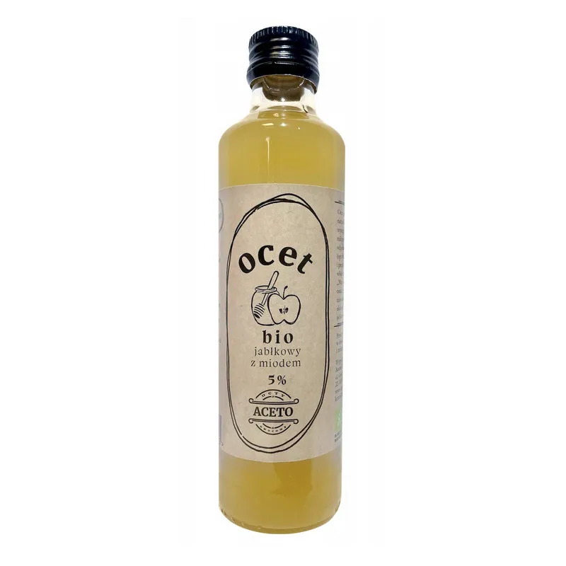 Aceto Ocet jabłkowy z miodem BIO 5% niefiltrowany
