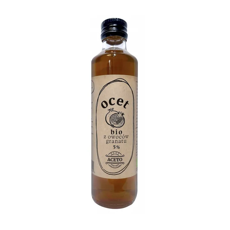 Ocet z granatu BIO 5% niefiltrowany ACETO Ocet z granatu BIO 5% niefiltrowany ACETO