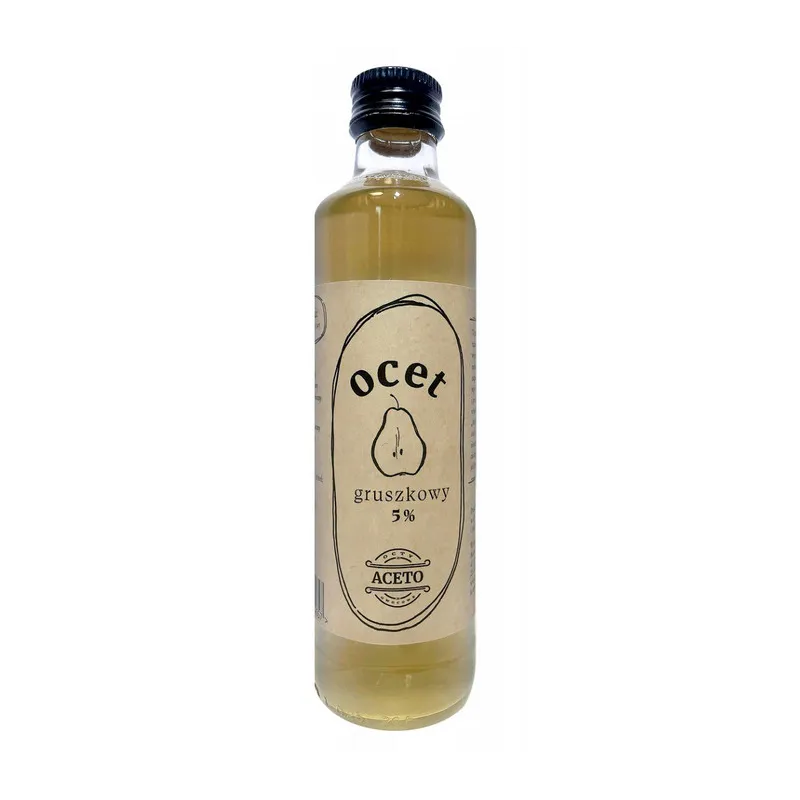 Ocet gruszkowy 5% niefiltrowany 250 ml ACETO Ocet gruszkowy 5% niefiltrowany 250 ml ACETO