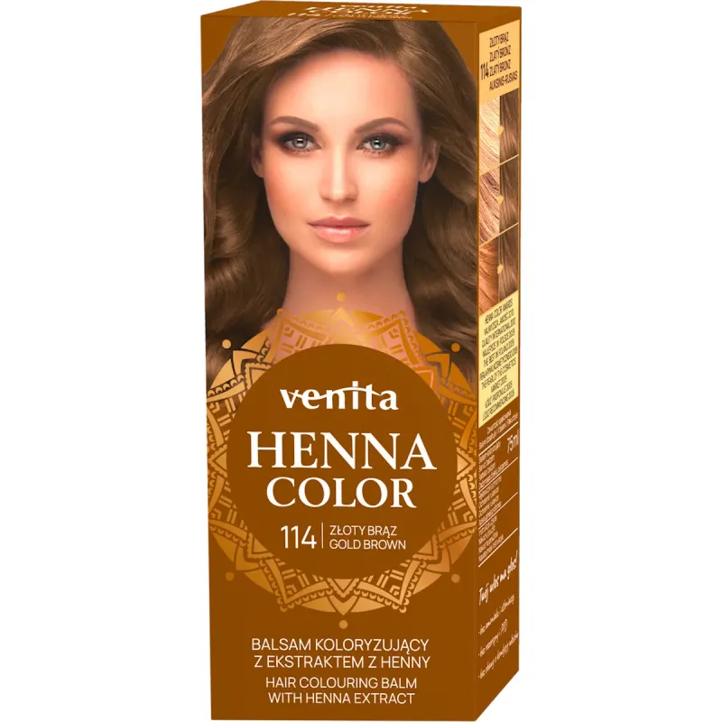 Venita Henna Color Balsam Nr 114 Gold Brown