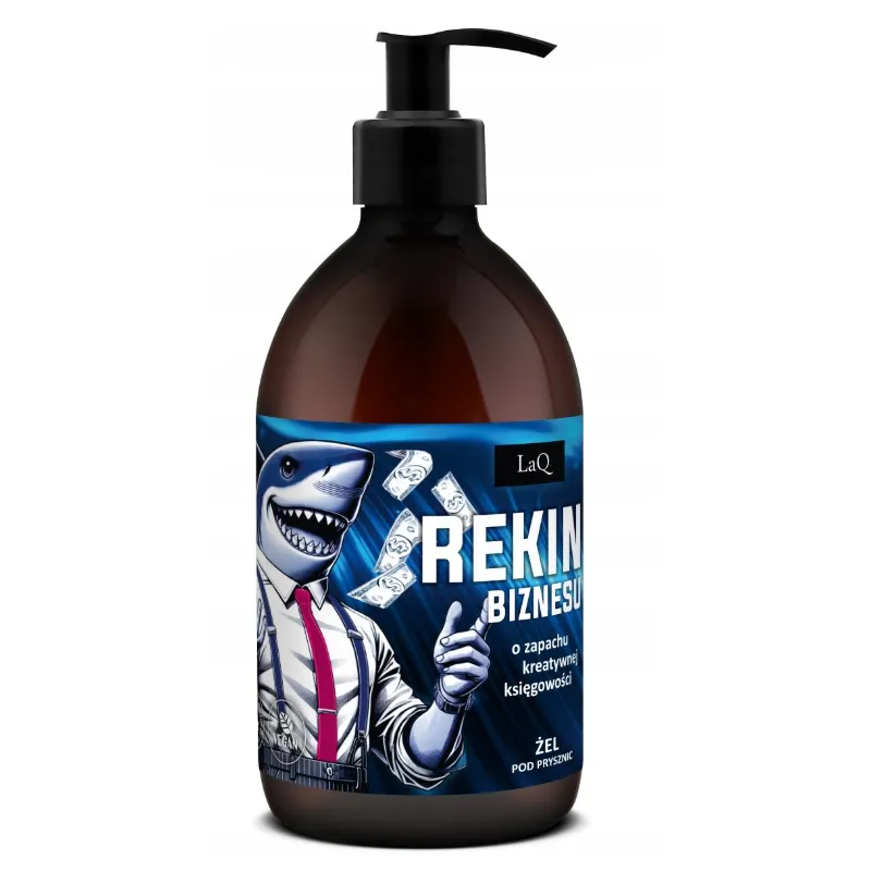 LAQ Rekin biznesu żel pod prysznic 500 ml 8w1 LAQ Rekin biznesu żel pod prysznic 500 ml 8w1