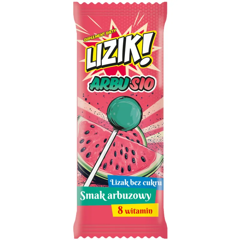 Starpharma LIZIK! ARBUSIO Lizak bez cukru 1 szt Starpharma LIZIK! ARBUSIO Lizak bez cukru 1 szt