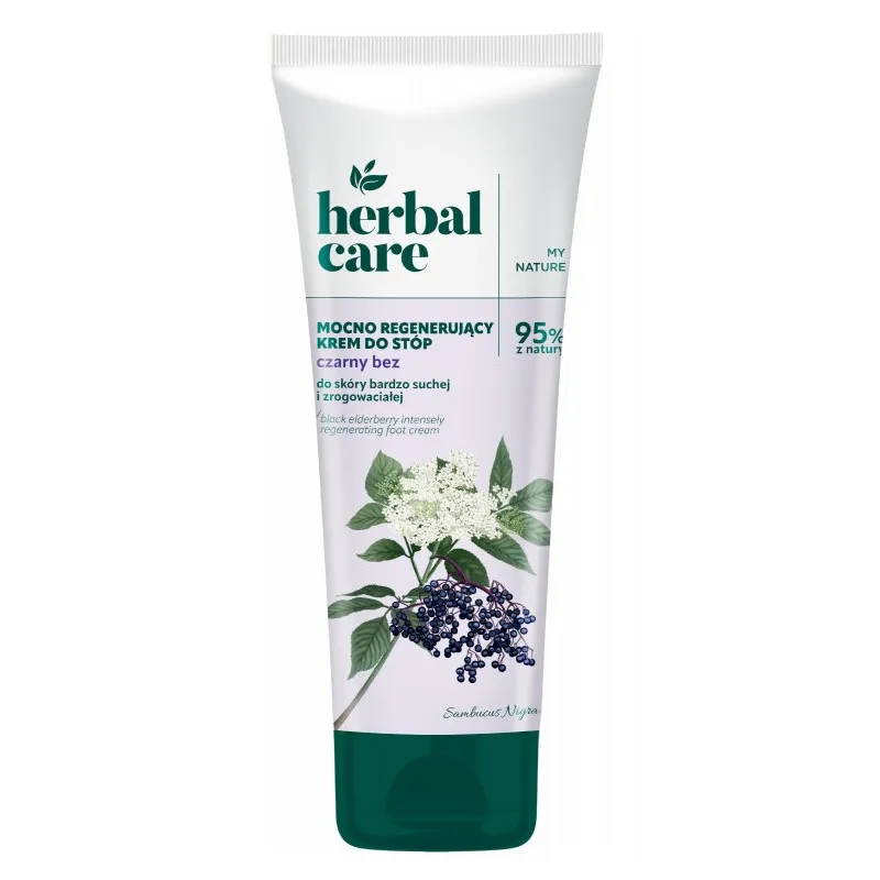 Herbal Care Krem do stóp czarny bez regenujący Herbal Care Krem do stóp czarny bez regenujący