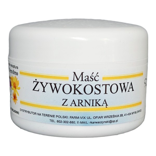 Farm-vix Maść Żywokostowa z arniką 50 ml Farm-vix Maść Żywokostowa z arniką 50 ml
