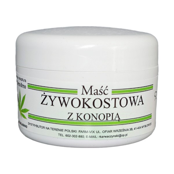 Farm-vix Maść Żywokostowa z Konopią 50 ml Farm-vix Maść Żywokostowa z Konopią 50 ml