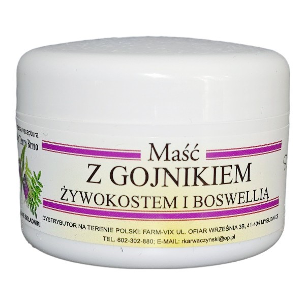 Farm-vix Maść Gojnik żywokost boswelia 50ml Farm-vix Maść Gojnik żywokost boswelia 50ml