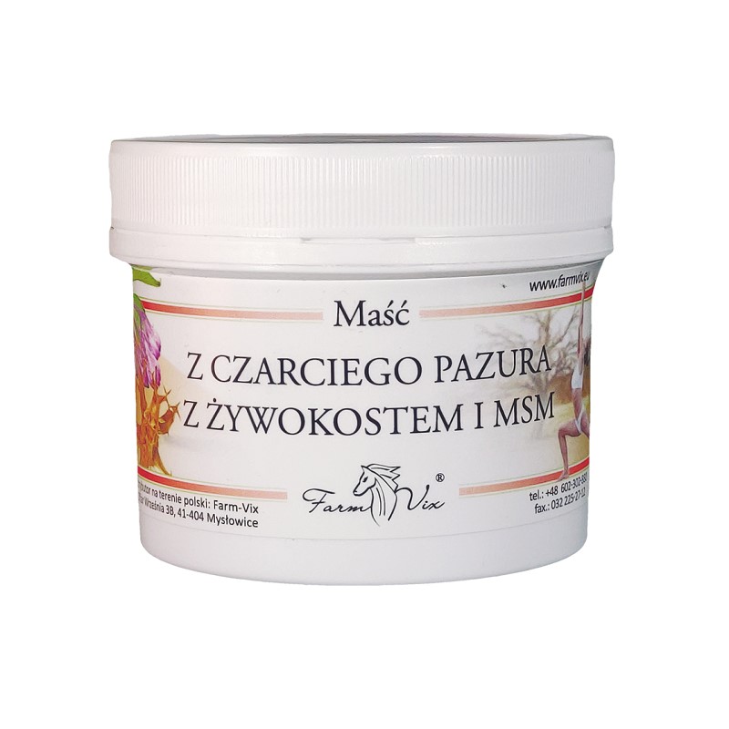Farm-vix Maść z Czarciego Pazura Żywok. Msm 150 ml
