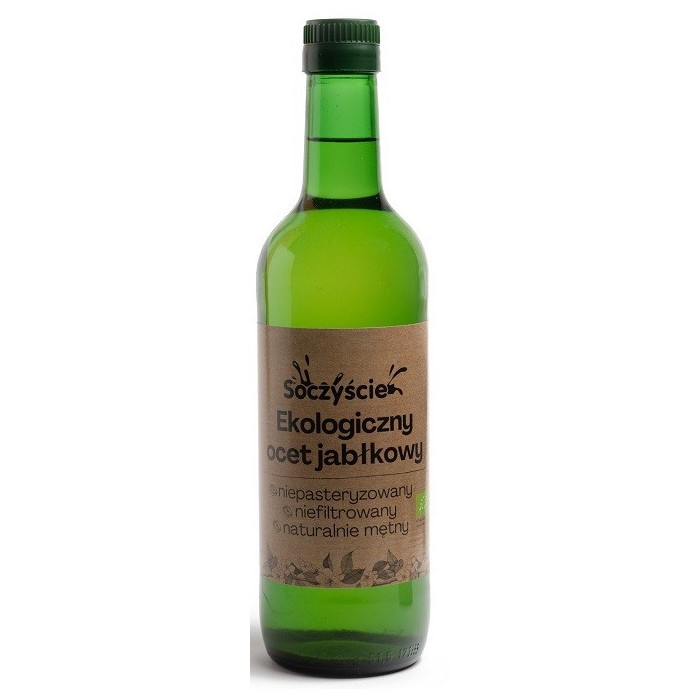 SOCZYŚCIE Ekologiczny Ocet jabłkowy 500 ml SOCZYŚCIE Ekologiczny Ocet jabłkowy 500 ml