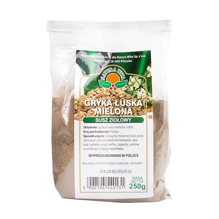 Natura Wita Gryka Łuska Mielona 250G Natura Wita Gryka Łuska Mielona 250G