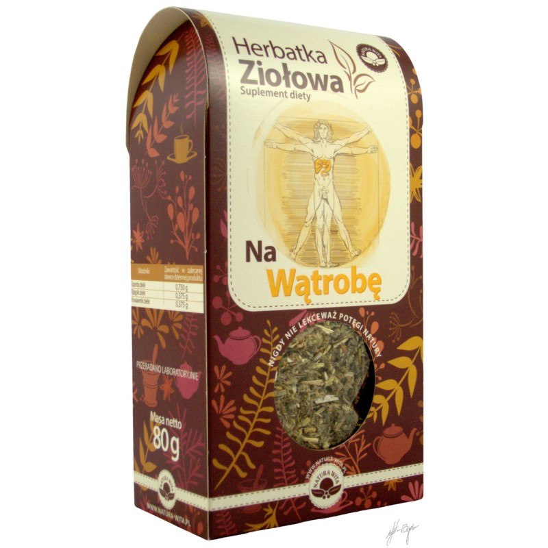 Natura Wita Herbata Ziołowa Na Wątrobę 80G