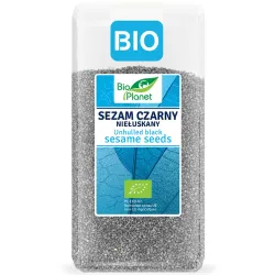 BIO PLANET Sezam czarny niełuskany BIO 200 g