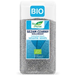 BIO PLANET Sezam czarny niełuskany BIO 200 g