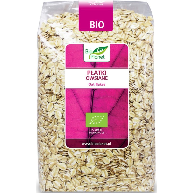 BIO PLANET Płatki owsiane BIO 600g