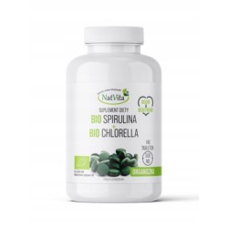 Natvita BIO Spirulina i BIO Chlorella 140 tabletek